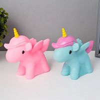 Настольный светильник "Единорог с крылышками" Белый картинка 